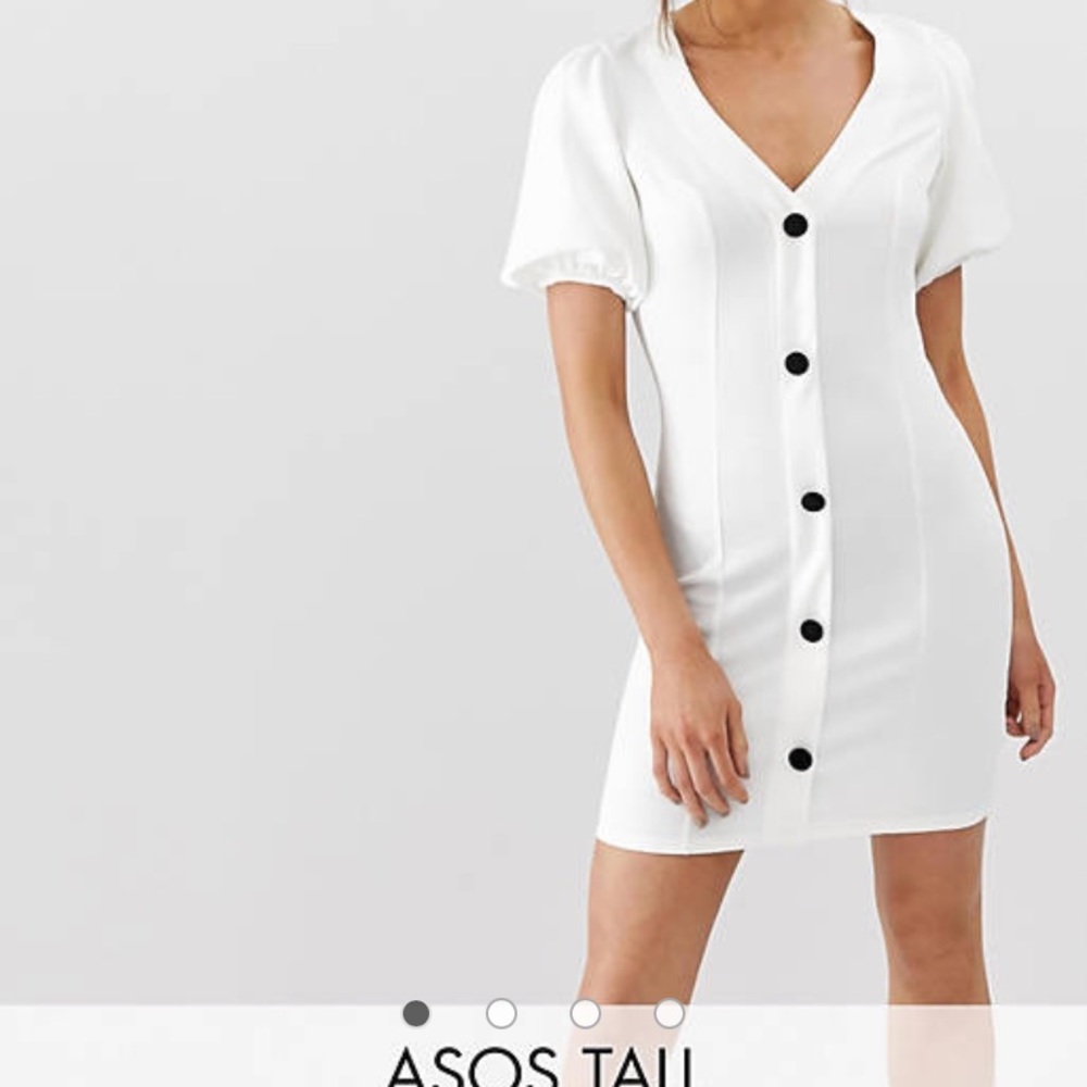 ASOS tall seamed mini dress